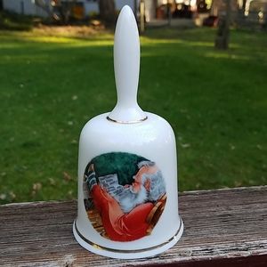 VINTAGE 1993 Harley-Davidson Christmas Santa Bell Series - ABOUT 6" TALL